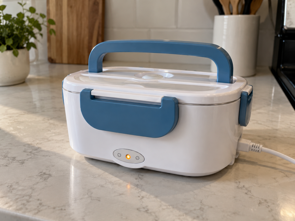 WarmCrate Electric Heated Lunch Box — Plug-In Food Warmer for Car, Office & On the Go